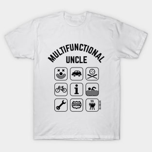 Multifunctional Uncle (9 Icons) T-Shirt